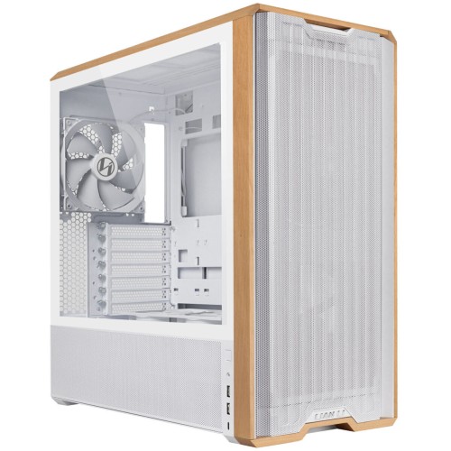 Lian Li Lancool 217 Gaming Midi Tower Κουτί Υπολογιστή με Πλαϊνό Παράθυρο Λευκό