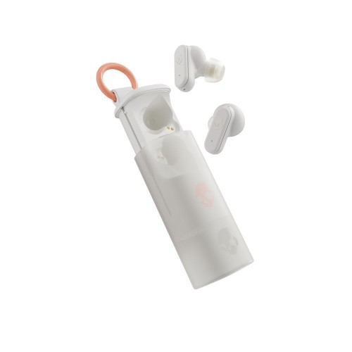 Skullcandy In-ear Bluetooth Handsfree Ακουστικά με Αντοχή στον Ιδρώτα Λευκά