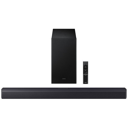 Samsung HW-B450F Soundbar 2.1 Bluetooth και HDMI με Ασύρματο Subwoofer και Τηλεχειριστήριο Μαύρο