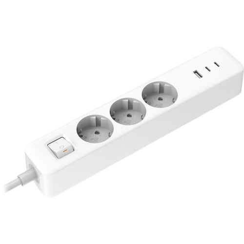 Xiaomi Πολύπριζο 3 Θέσεων με USB-A, USB-C και Καλώδιο 1.4m BHR07UKEU
