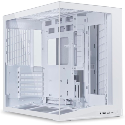 Lian Li O11 Dynamic Mini V2 Gaming Midi Tower Κουτί Υπολογιστή με Πλαϊνό Παράθυρο Λευκό