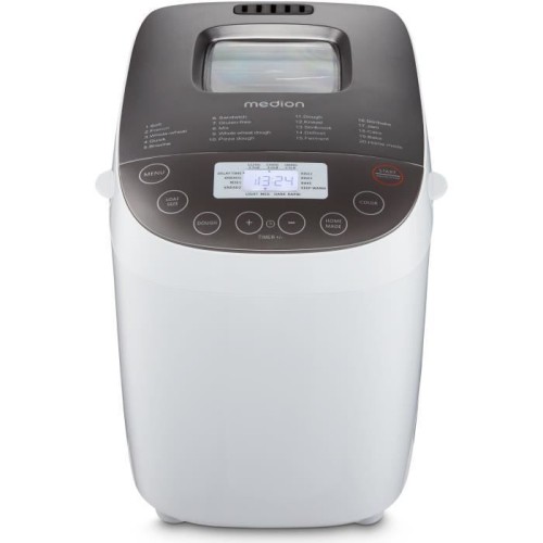 Medion Αρτοπαρασκευαστής 950W Χωρητικότητας 1800gr με 19 Προγράμματα