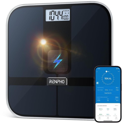 Renpho Smart Ζυγαριά 180kg με Bluetooth Μπεζ