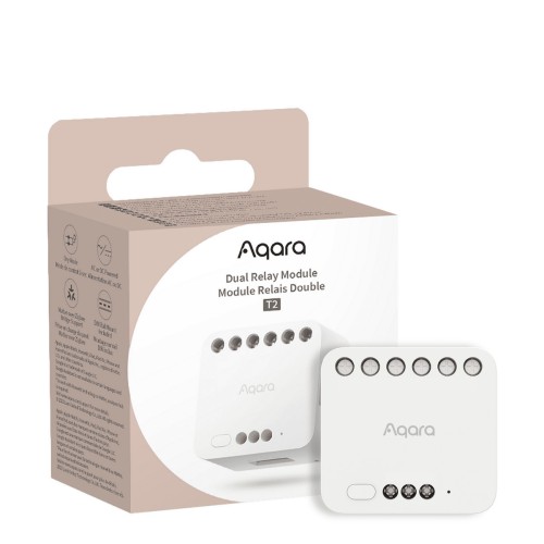 Aqara T2 Smart Switch Dimmer 2 Καναλιών ZigBee 10A (με Ουδέτερο) DCM-K01