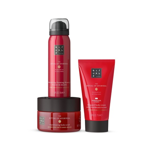 Rituals Ayurveda Trial Σετ Περιποίησης για Καθαρισμό Σώματος 3τμχ
