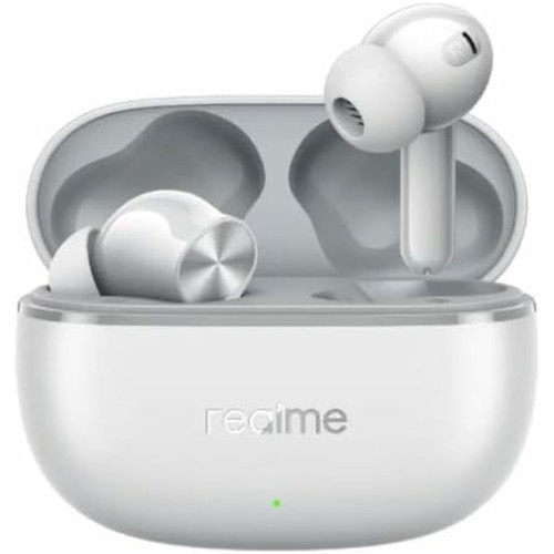 Realme Buds T200 Lite Bluetooth Handsfree Ακουστικά με Αντοχή στον Ιδρώτα και Θήκη Φόρτισης Storm Grey