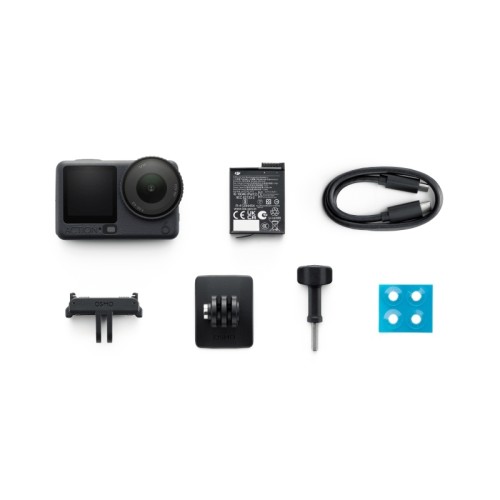 DJI Osmo Action 6 50GB Action Camera 4K Ultra HD Standard Combo με Οθόνη Αφής 2.5" και Wi-Fi Μαύρη