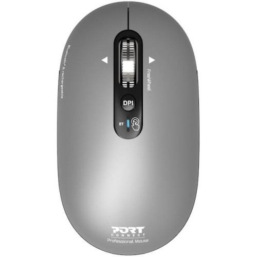 Port Designs Ασύρματο Bluetooth Ποντίκι Ασημί