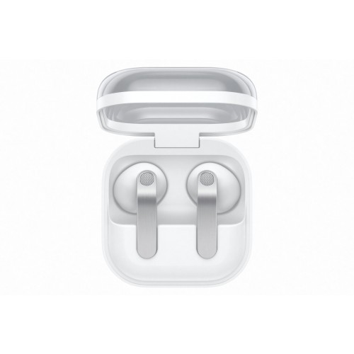 Samsung Galaxy Buds4 Bluetooth Handsfree Ακουστικά με Αντοχή στον Ιδρώτα και Θήκη Φόρτισης Λευκά
