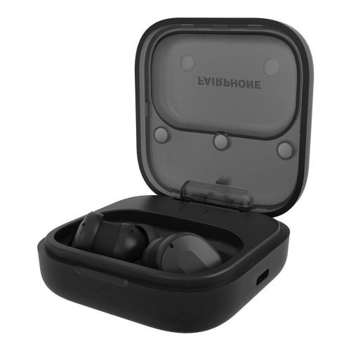 Fairphone Fairbuds V2 Bluetooth Handsfree Ακουστικά με Αντοχή στον Ιδρώτα και Θήκη Φόρτισης Μαύρα