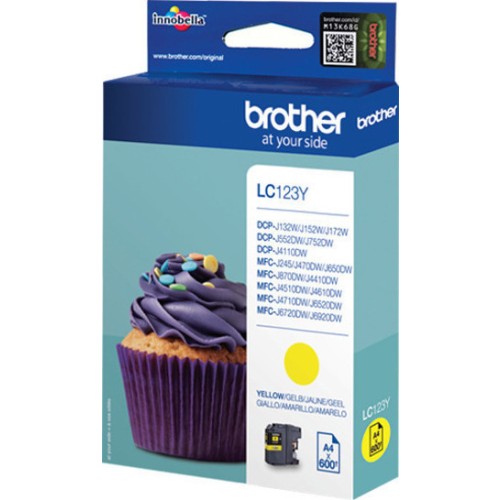 Brother LC123 Yellow (LC123Y)
