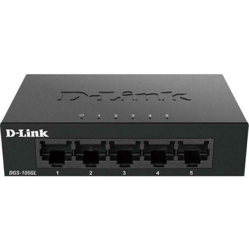 D-Link Unmanaged L2 Switch με 5 Θύρες Gigabit (1Gbps) Ethernet