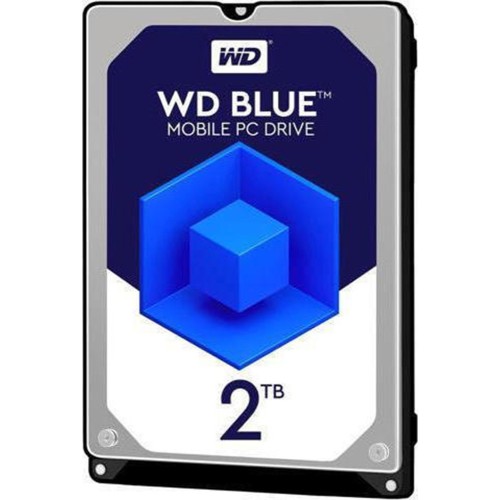 Western Digital Blue 2TB HDD Σκληρός Δίσκος 2.5" SATA III 5400rpm με 128MB Cache για PS4 / Laptop / Desktop