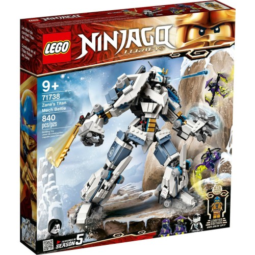 Lego Ninjago: Legacy Zanes Titan Mech Battle Ninja για 9+ ετών