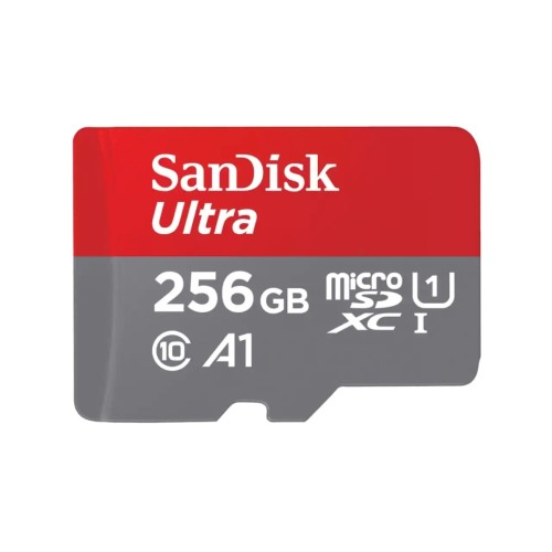 Sandisk Ultra microSDXC 256GB Class 10 U1 A1 UHS-I με αντάπτορα 150MB/s